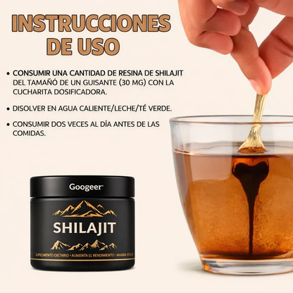 Shilajit 100% puro 💎 Fuente de energía vital del Himalaya