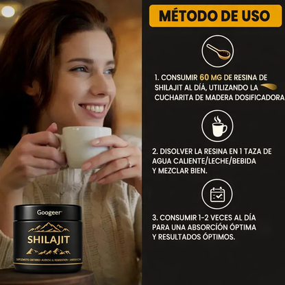 Shilajit 100% puro 💎 Fuente de energía vital del Himalaya